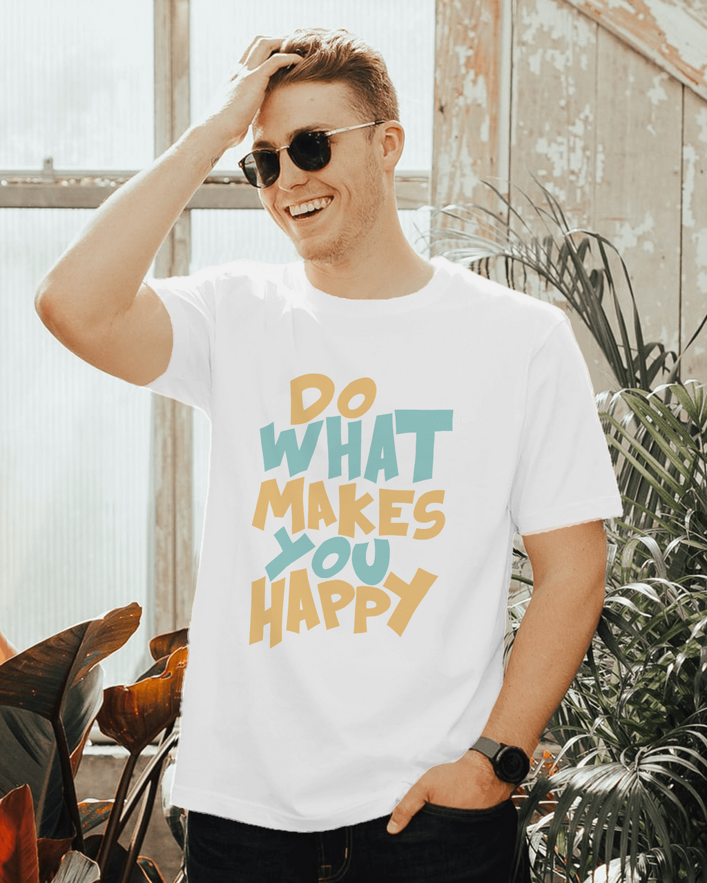 "Do What Makes You Happy" Premium T-shirt