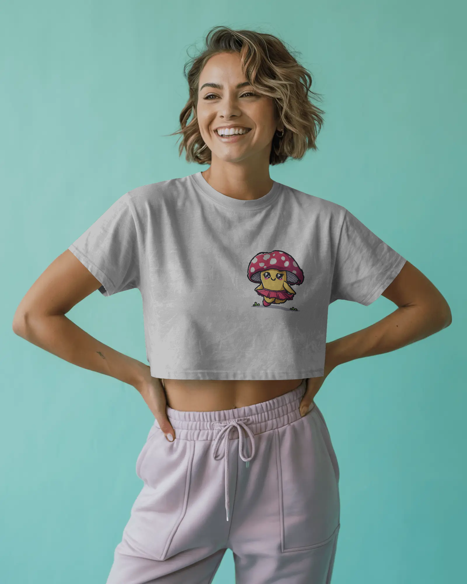 Short Sleeve Crop Top