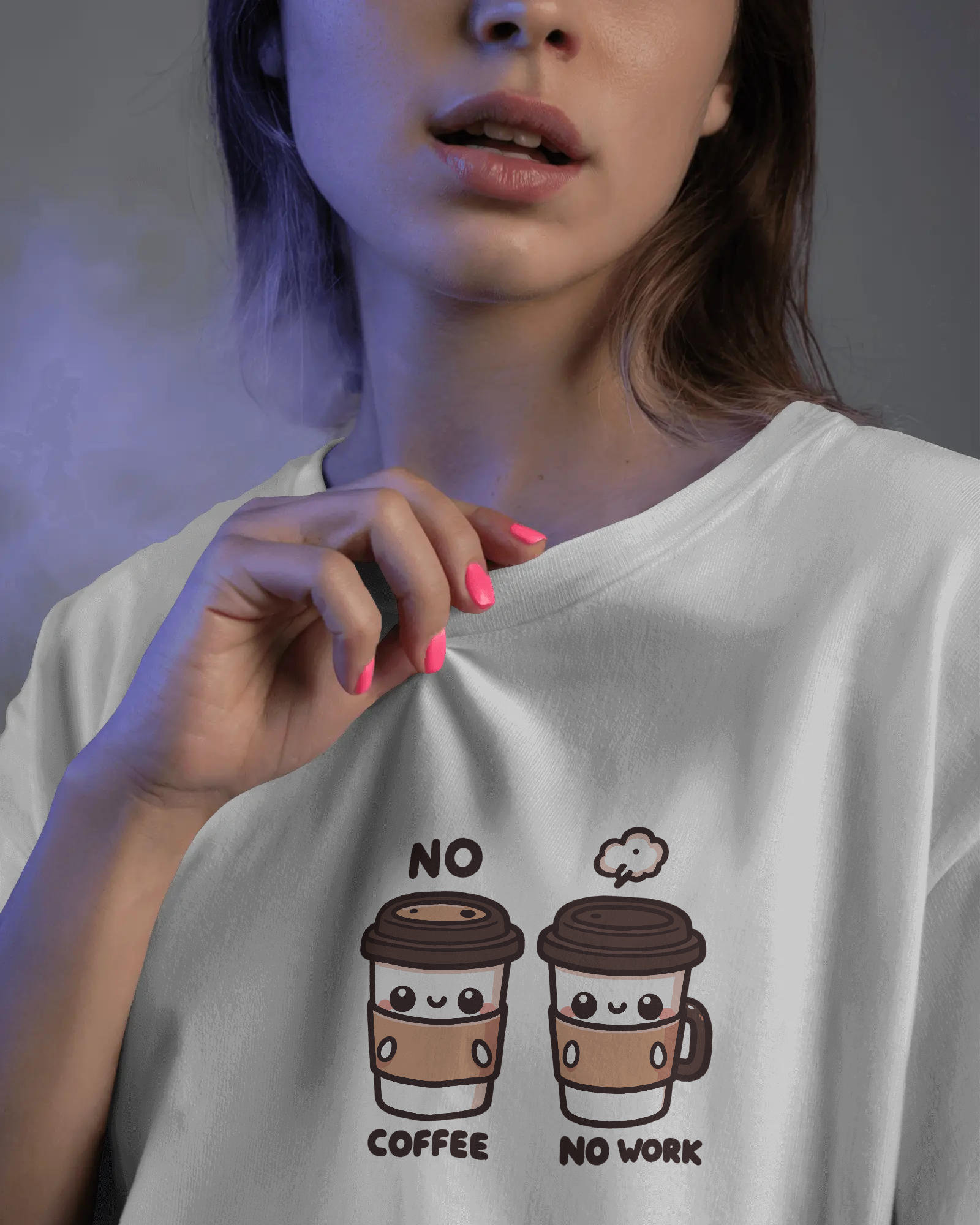 No Coffee, No Work (Premium T-shirt)