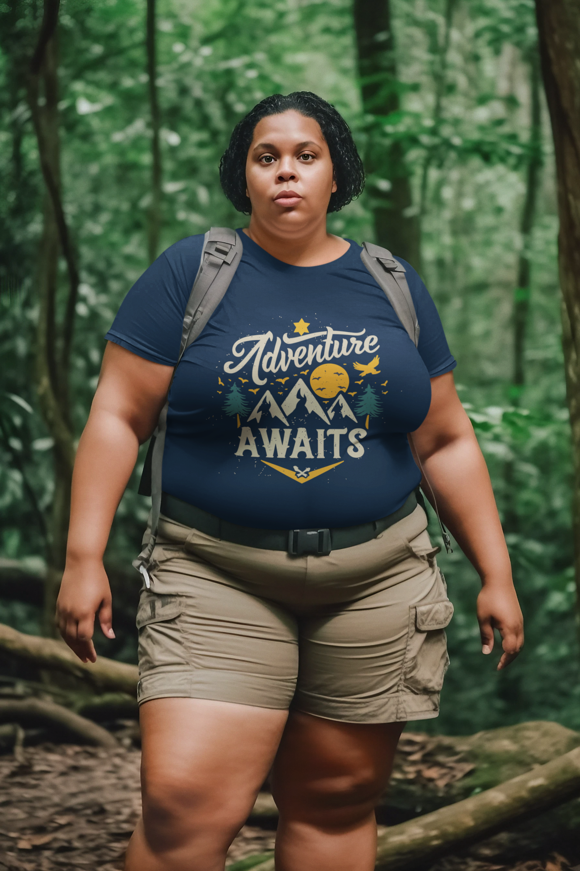 'Adventure Awaits" Premium T-shirt