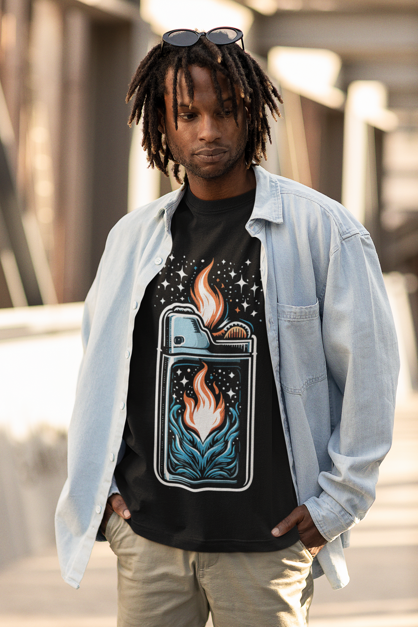 Premium unisex T-Shirt (Light It Up)