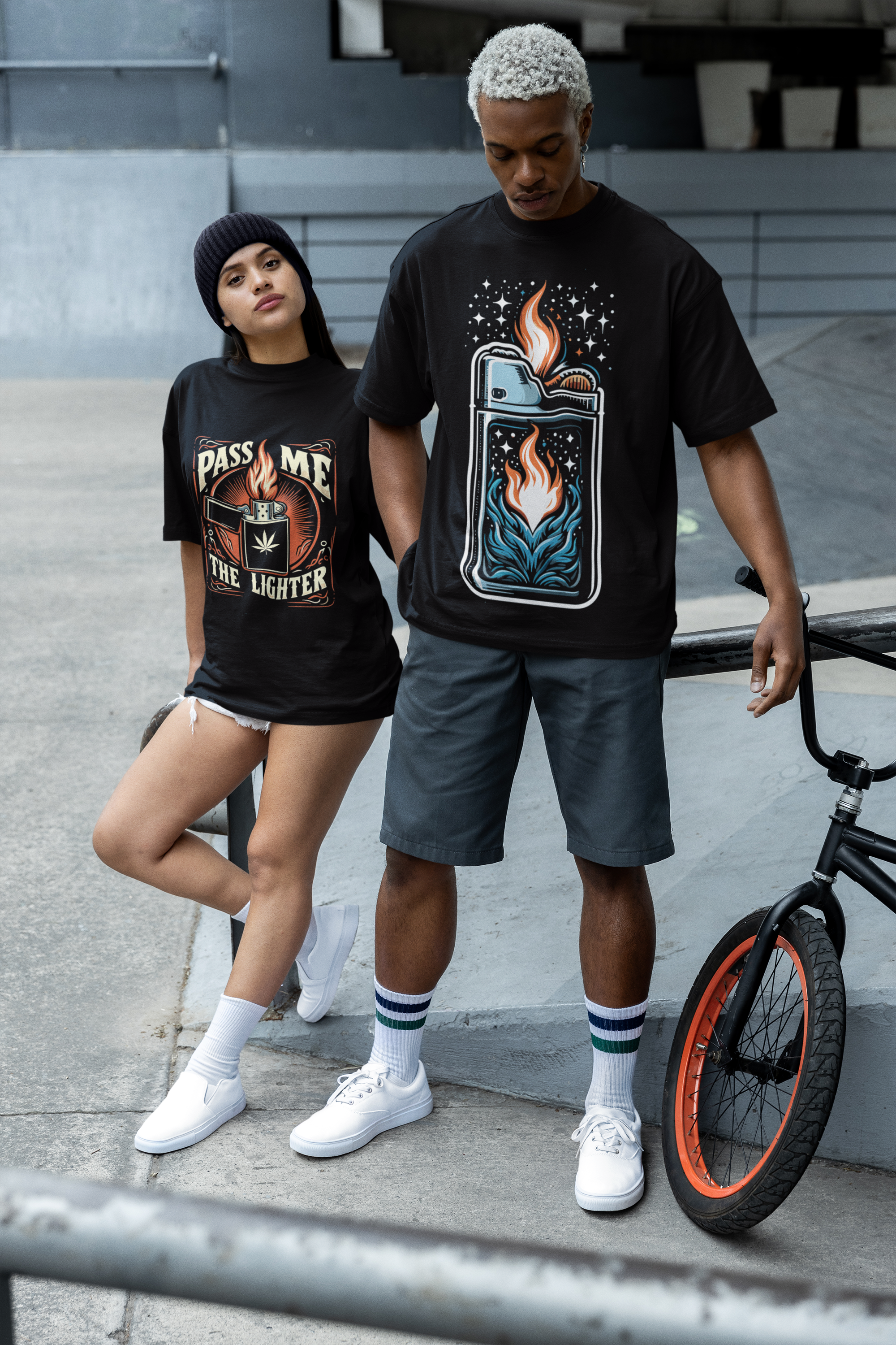 Premium unisex T-Shirt (Light It Up)